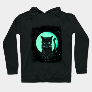 the black cat Hoodie